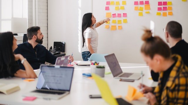 Marketing team planning a campaign
