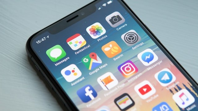 Reader on a mobile phone